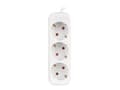 Miniatyrbilde 1 av 5: Lanberg - Flerkoplingslist - 2500 watt - inngang: power CEE 7/7 - utgangskontakter: 3 (power CEE 7/3) - 1.5 m kabel - hvit