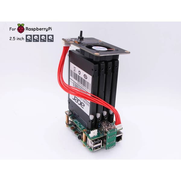 Allnet SATA NAS HAT Top Board Utbyggnadsmodul Passar till: Rock Pi
