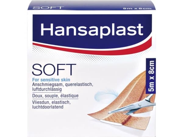 Hansaplast 1556527 Hæfteplaster 5 m x 8 cm