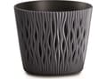 Miniatyrbilde 2 av 2: Prosperplast Blomsterpotte SANDY RUND - antrasitt diameter 16cm
