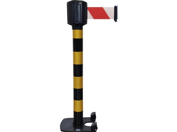 VISO RXLO1100NJRB Afspærringsstolpe m/bånd Selelængde 10 m (Ø x H) 80 mm x 111 cm