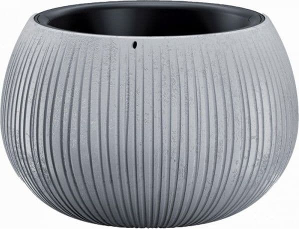 Betoninis dubuo sodo puodas 24 cm pilkas PROSPERPLAST