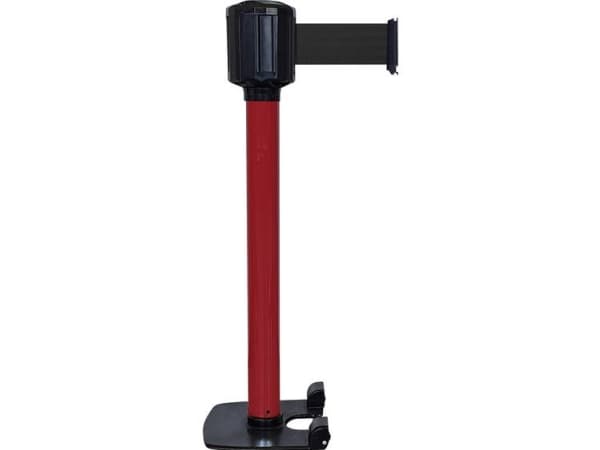 VISO RXLO1100ROBK Afspærringsstolpe m/bånd Selelængde 10 m (Ø x H) 80 mm x 111 cm