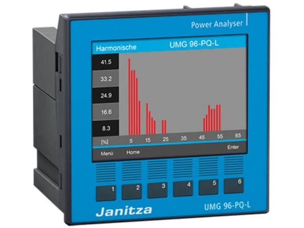 Janitza UMG 96-PQ-L, 90-277V Tehoanalysaattori UMG 96-PQ-L 90-277V (5236001)