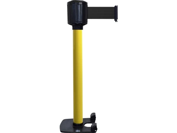 VISO RXLO1100JABK Afspærringsstolpe m/bånd Selelængde 10 m (Ø x H) 80 mm x 111 cm