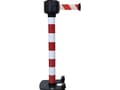 Miniatyrbilde 2 av 3: VISO RXLO1050RBRB Afspærringsstolpe m/bånd Selelængde 10 m (Ø x H) 80 mm x 99 cm