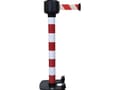 Miniatyrbilde 1 av 3: VISO RXLO1050RBRB Afspærringsstolpe m/bånd Selelængde 10 m (Ø x H) 80 mm x 99 cm