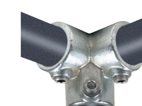 galv. sideudg. - Putkipidikkeet sideudgang 42,4 mm x 11/4''. Galvaniseret.