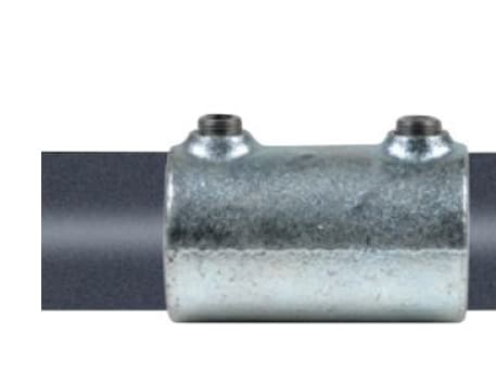 galvanoitu suora liitos - Pipe Clamps straight joint 42,4 mm x 11/4''. Galvanize