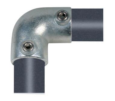 galv. 90 g. böjning - Rörklämmor böjning 42,4 mm x 11/4'''. 90 gr. Galvaniserad