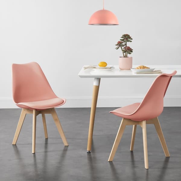 Stol Dubrovnik set om 6 rosé [en.casa]