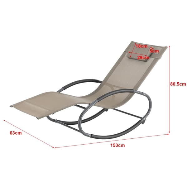 [en.casa] Trädgårdsgungstol Almaluez-hammockande solstol-gungande solstol-solstolsgunga-153x63x80,5cm-stål-textil-max.120kg-med huvudkudde-beige