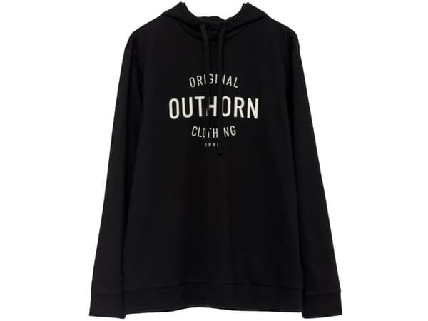 Herrebluse Outhorn mørk svart HOL21 BLM602 20S (M)