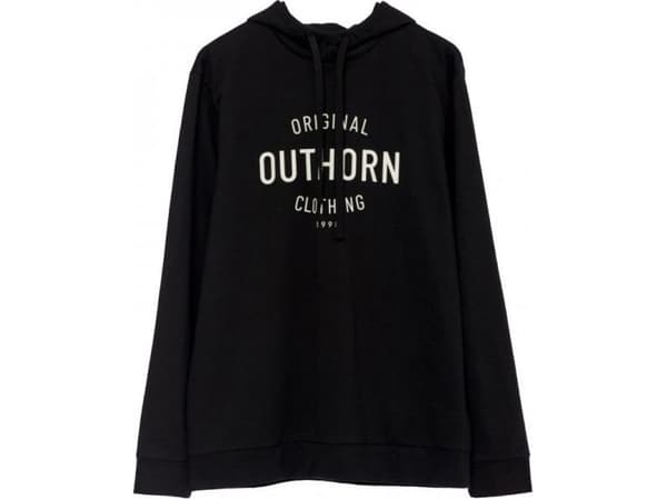 Herrebluse Outhorn mørk svart HOL21 BLM602 20S (M)