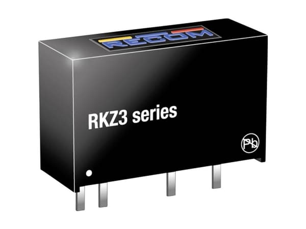 RECOM RKZ3-0505S DC/DC-omvandlare, tryck 600 mA 3 W Antal utgångar: 1 x