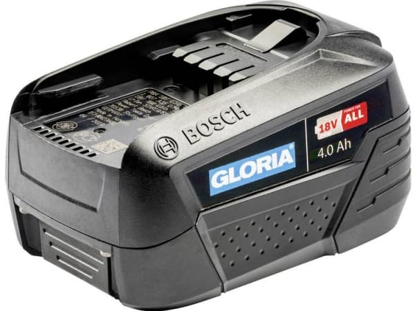Gloria Hem och trädgård 4,0 Ah Bosch uppladdningsbart batteri 7291020000 Litium verktygsbatteri