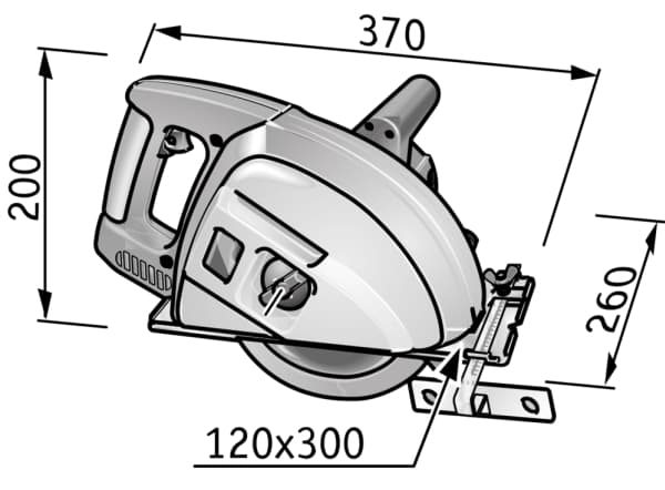 Metallcirkelsåg CSM4060 185/1400