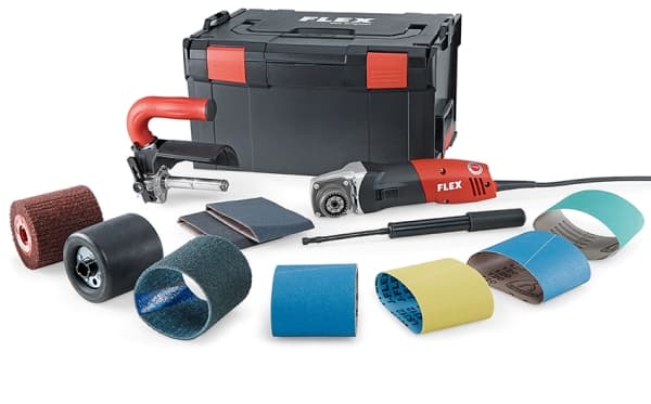 Flex BSE 14-3 100 Set, Eksentersliper, Sort, Rød, 1000 RPM, 3500 RPM, 1,9 cm, AC