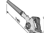 Flex BW 18.0-EC 472913 Batteri-blæser 1 stk