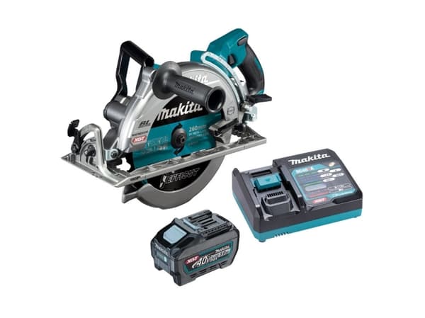 Makita RS002GT101, trä, svart, grön, grå, borstlös, 26 cm, 6400 rpm, 3 cm