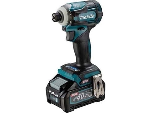 Makita TD001GM201, Slagtrekker, Pistolhåndtak, 1/4", Hurtigutløsende chuck, Sort, Grønn, 3700 RPM