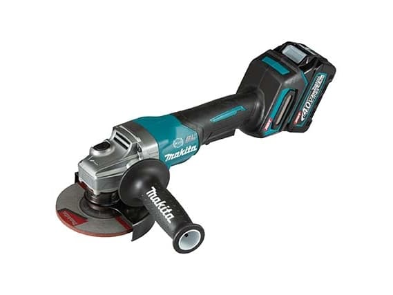 Makita GA013GM201 - Vinkelsliper - trådløs - 125 mm - 2 batterier, inkludert lader - 40 V