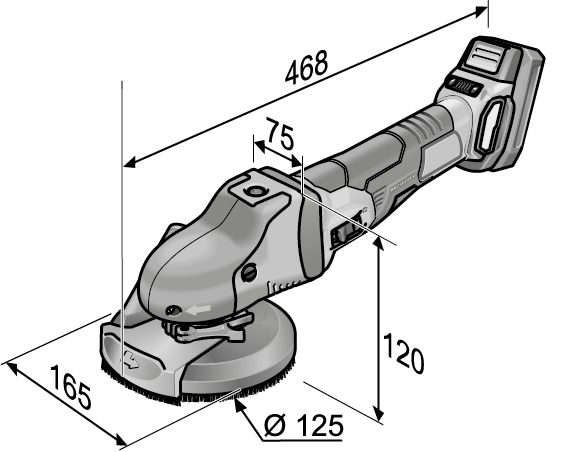 Flex Supraflex SE 125 18.0-EC/5,0AH sæt