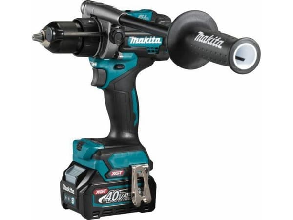 Makita XGT HP001GM201 - Drill/driver - trådløs - 2 hastigheter - nøkkelfri borhylse 13 mm - 140 N·m - 2 batterier - 40 V