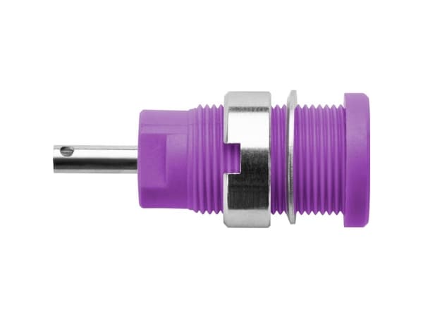 Schützinger DI SEB 6525 Ni / PVI Sikkerhedsindbygningsbøsning Violet 1 stk