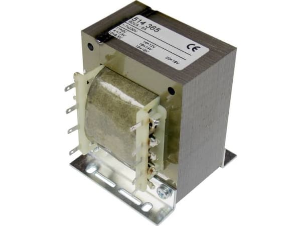 elma TT IZ68 universal netttransformator 1 x 230 V 1 x 7,5 V/AC, 9,5 V/AC, 12 V/AC, 14 V/AC, 16 V/AC, 18 V/AC 90 VA 5 A