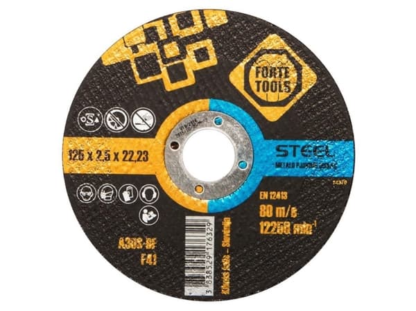 Forte_Tools Cutting Disc 125X2,5X22,23 Mm Forte Too