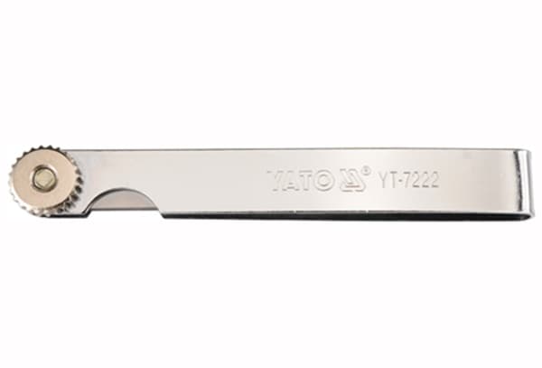 Yato YT-7222, Rustfritt stål, 0.05,0.06,0.07,0.08,0.09,0.1,0.2,0.3,0.4,0.5 mm, Rustfritt stål, 100 mm