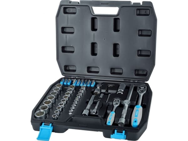 MEGA SET OF 72 PIECES OF SOCKETS AND BITS 1/2 '', 1/4 '', 4-27MM