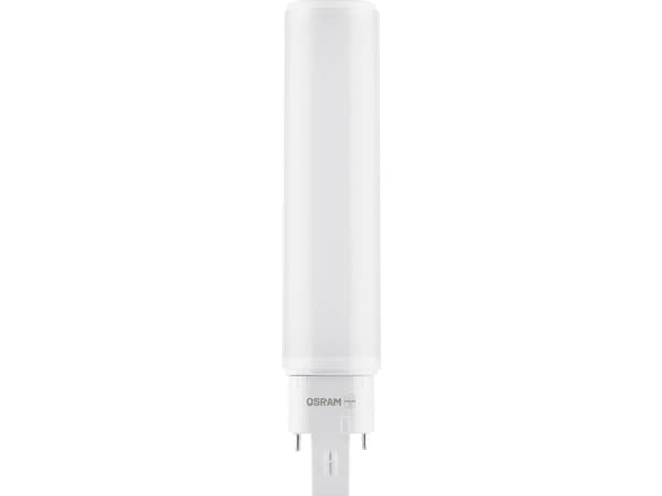 OSRAM DULUX D - LED-glödlampa - form: tubulär - glaserad finish - G24d-3 - 10 W (motsvarande 26 W) - klass E - svalt vitt ljus - 4000 K