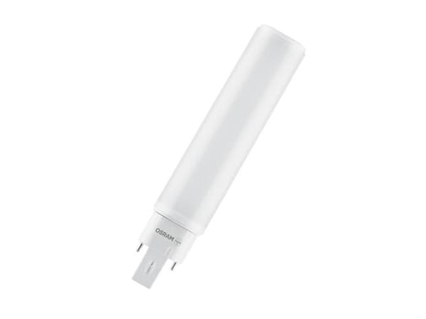 OSRAM DULUX D/E HF & AC Mains - LED-glödlampa - form: tubulär - glaserad finish - G24q-3 - 10 W (motsvarande 26 W) - klass E - svalt vitt ljus - 4000