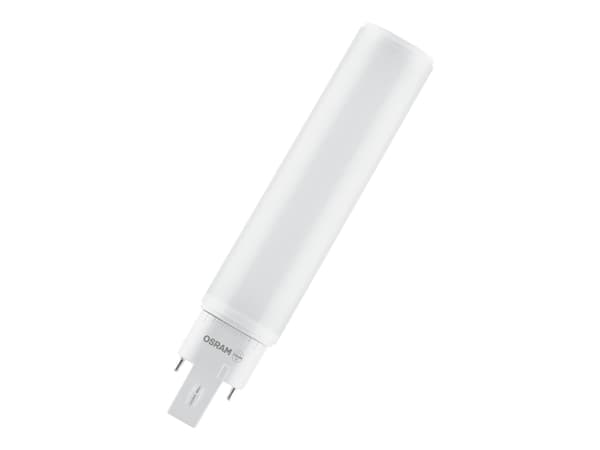 OSRAM DULUX D/E HF & AC Mains - LED-glödlampa - form: tubulär - glaserad finish - G24q-3 - 10 W (motsvarande 26 W) - klass E - svalt vitt ljus - 4000