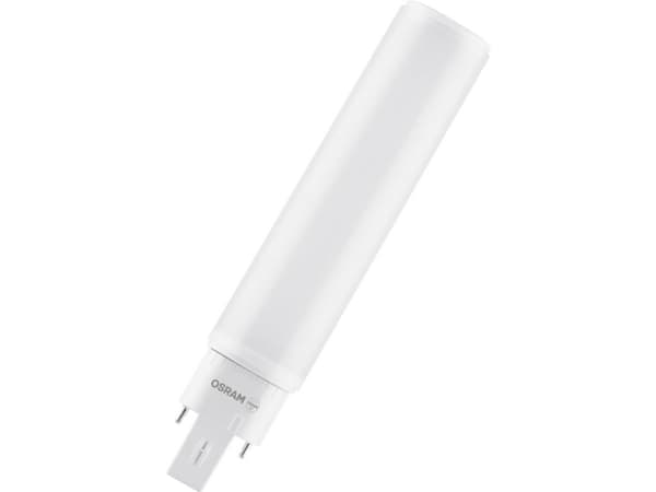 OSRAM DULUX D - LED-glödlampa - glaserad finish - G24d-3 - 10 W (motsvarande 26 W) - klass F - varmt vitt ljus - 3000 K
