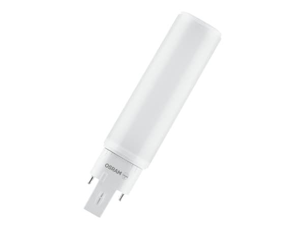 OSRAM DULUX D - LED-glödlampa - glaserad finish - G24d-1 - 6 W (motsvarande 13 W) - klass F - varmt vitt ljus - 3000 K