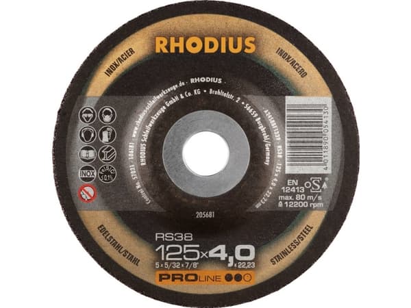 Rhodius 205681 RS38 Skrubskive 25 stk