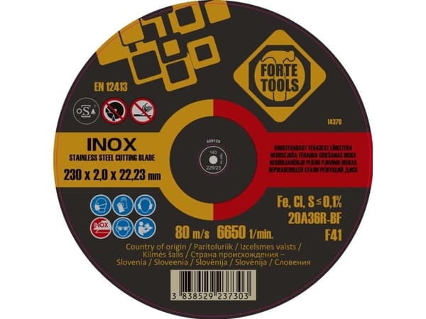 Forte_Tools Cutting Disc Forte Tools 230X2x22.23In
