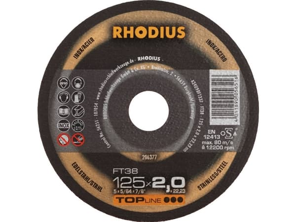 Rhodius FT38 206377 Skæreskiver-sæt 25 stk