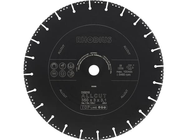 Diamantblad DG 210 350x3,0x3,1x25,4