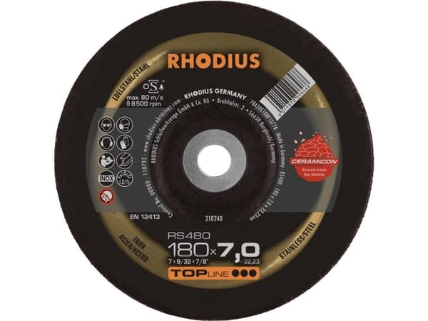 Hiontakiekko RS 480 180x7,0