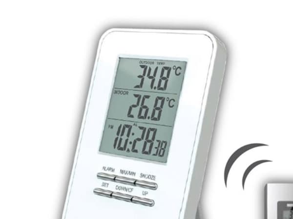Solight TE44, Vit, Inomhustermometer, Utomhustermometer, Termometer, Termometer, -9 - 50 ° C, -50 - 70 ° C