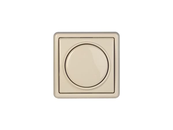 LED-lampe (1-100W) dimmer VILMA STANDARD ST 150 med ramme, elfenbensfarge