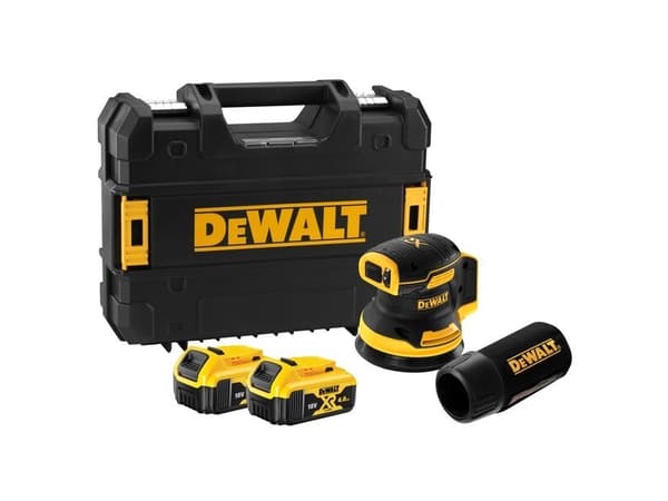 DeWALT DCW210P2-QW, Planslipmaskin, Svart, Orange, Borstlös, 8000 OPM, 12000 OPM, 2,6 mm