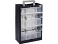 Pikkukuva 2 / 2: Allit 466260 Magasin til smådele VarioPlus DrawBox C 40 (B x K x T) 300 x 465 x 155 mm Sort, Grå 1 stk