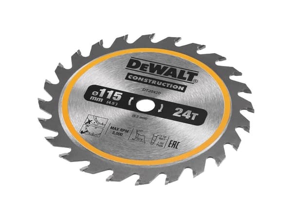 DeWALT DT20420-QZ, trä, 11,5 cm, 9,5 mm, 1 mm, 5000 rpm, DeWALT