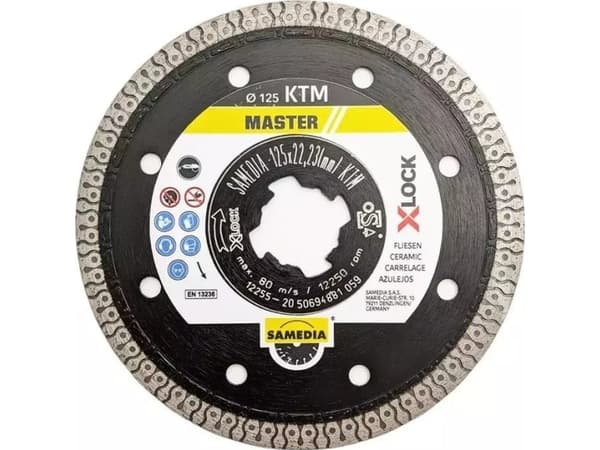 Deim. d. "SAMEDIA" KTM 125x22,2/1,4 mm X-lukko