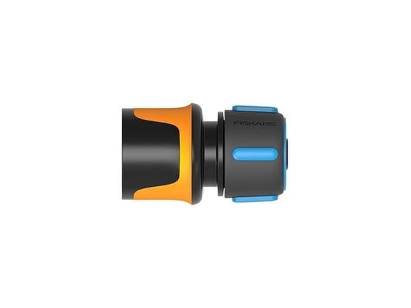 Fiskars 1027072, Slangekontakt, 1/2", Hunkjønn/Hunkjønn, Sort, Blå, Gult